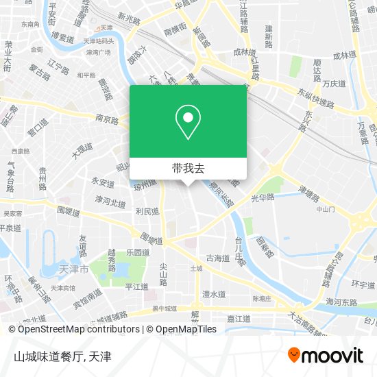 山城味道餐厅地图