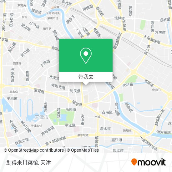 划得来川菜馆地图