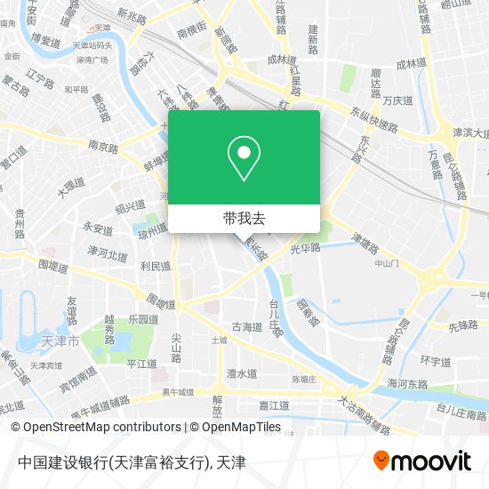 中国建设银行(天津富裕支行)地图