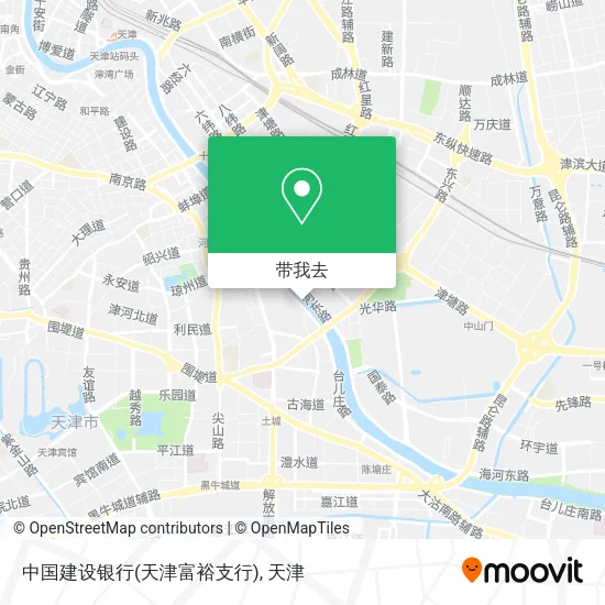 中国建设银行(天津富裕支行)地图