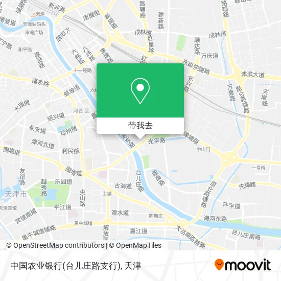 中国农业银行(台儿庄路支行)地图