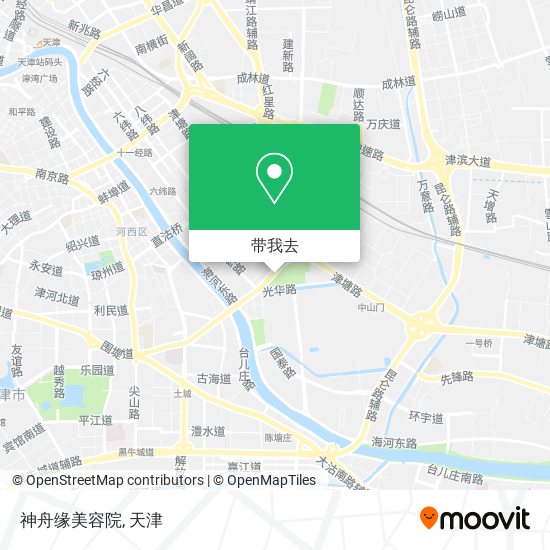 神舟缘美容院地图