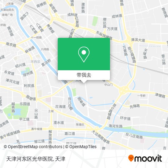 天津河东区光华医院地图