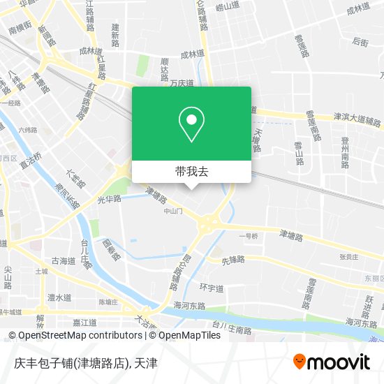 庆丰包子铺(津塘路店)地图