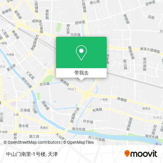 中山门南里-1号楼地图