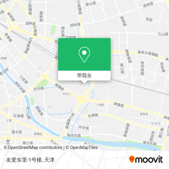 友爱东里-1号楼地图