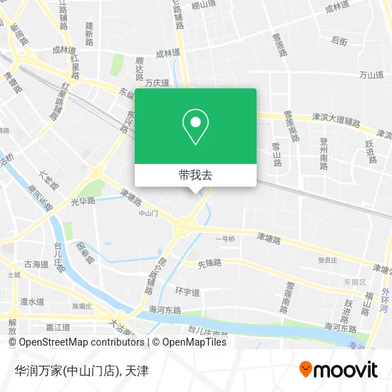 华润万家(中山门店)地图