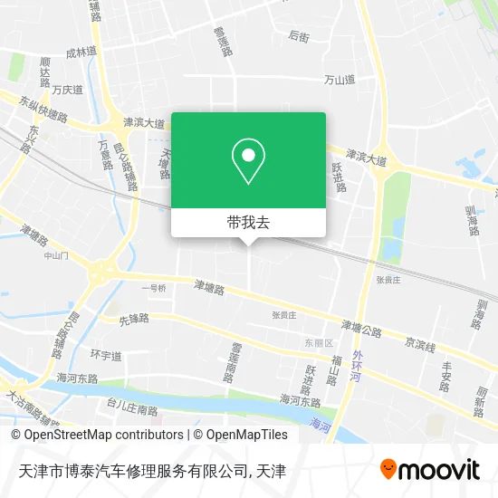 天津市博泰汽车修理服务有限公司地图