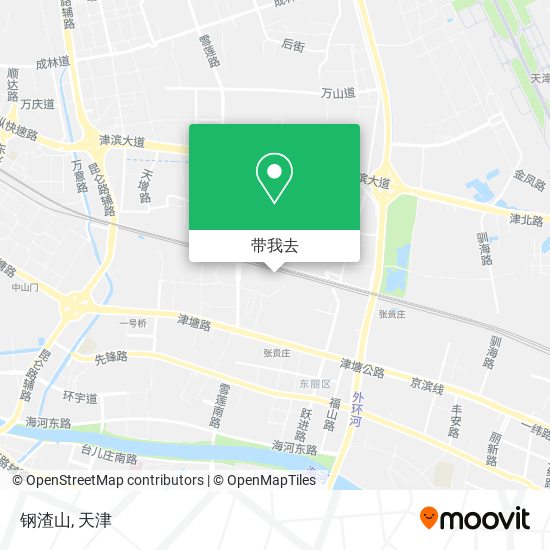 钢渣山地图