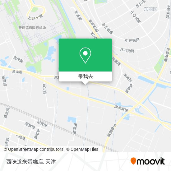 西味道来蛋糕店地图
