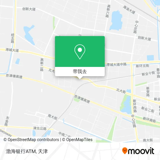 渤海银行ATM地图
