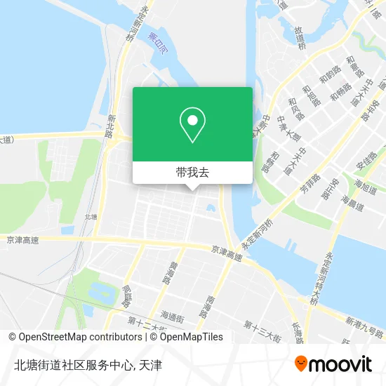 北塘街道社区服务中心地图