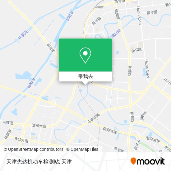 天津先达机动车检测站地图
