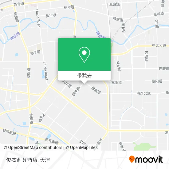 俊杰商务酒店地图
