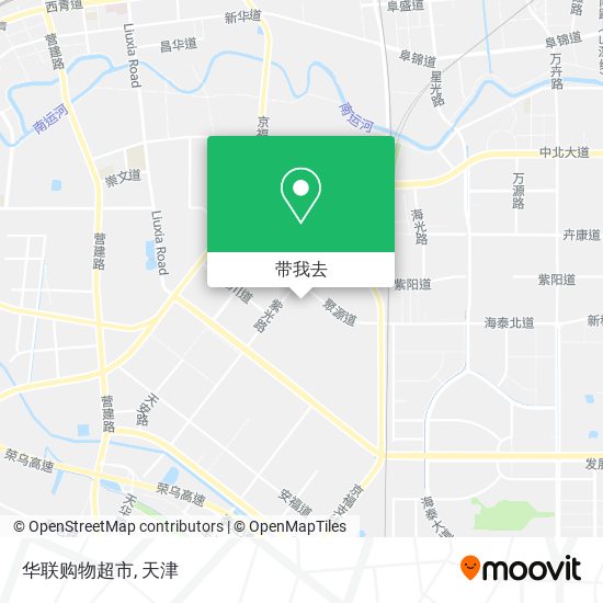 华联购物超市地图