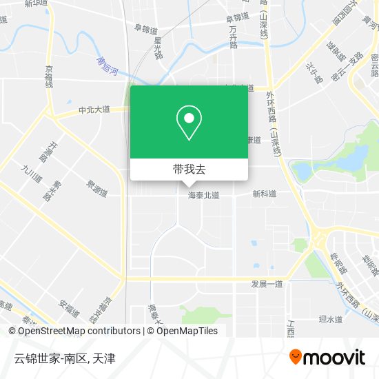 云锦世家-南区地图