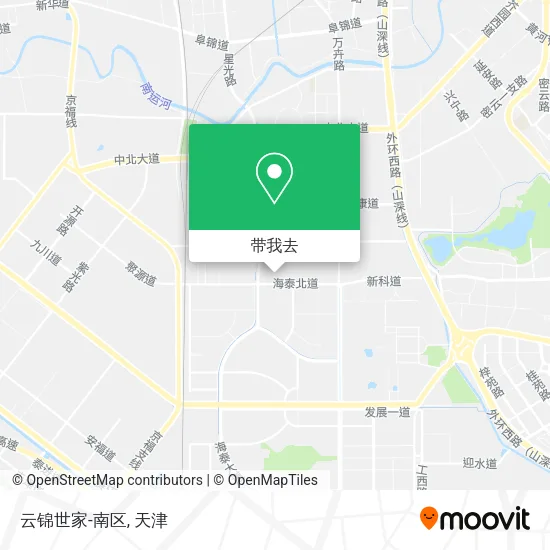 云锦世家-南区地图