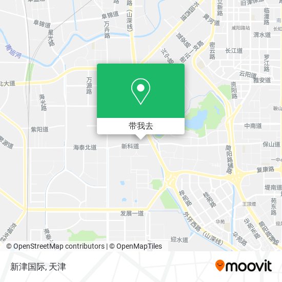 新津国际地图