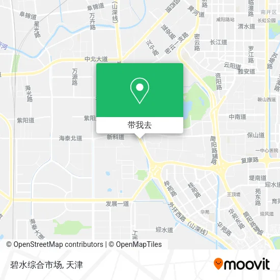 碧水综合市场地图