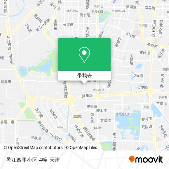 盈江西里小区-4幢地图