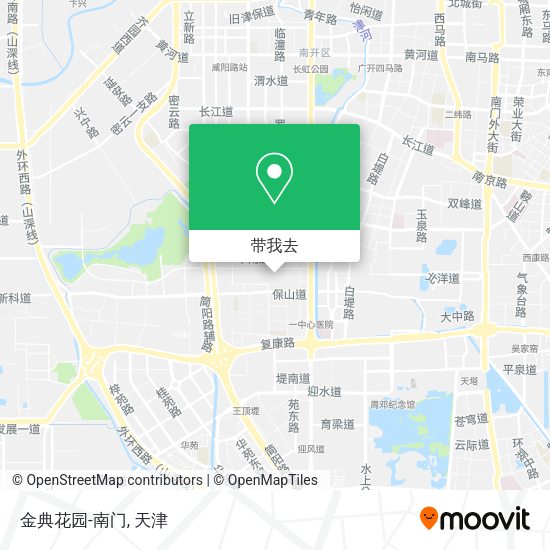 金典花园-南门地图
