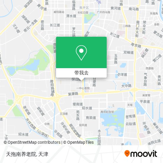 天拖南养老院地图