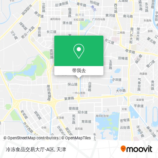 冷冻食品交易大厅-A区地图
