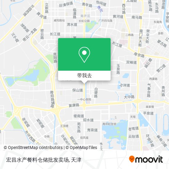 宏昌水产餐料仓储批发卖场地图