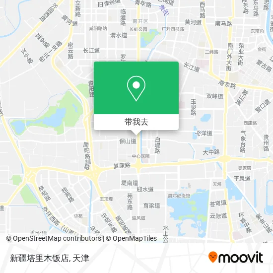 新疆塔里木饭店地图
