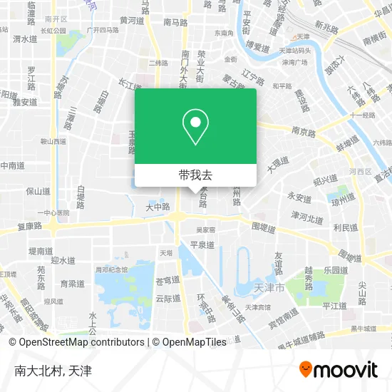 南大北村地图