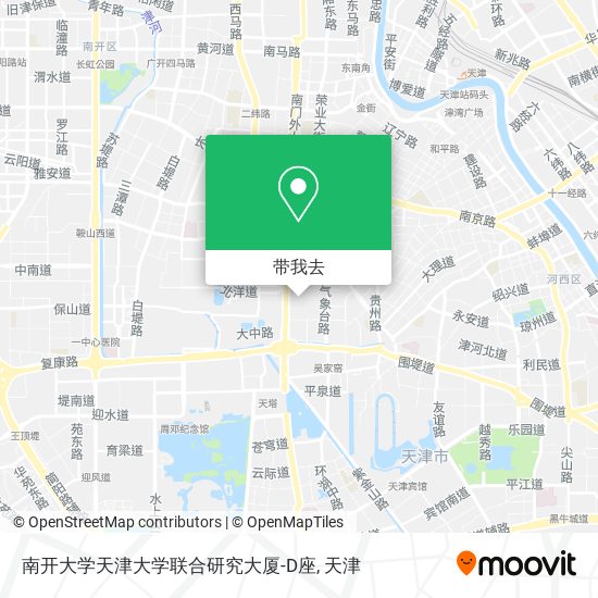 南开大学天津大学联合研究大厦-D座地图