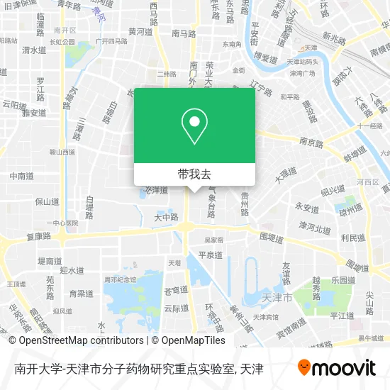 南开大学-天津市分子药物研究重点实验室地图