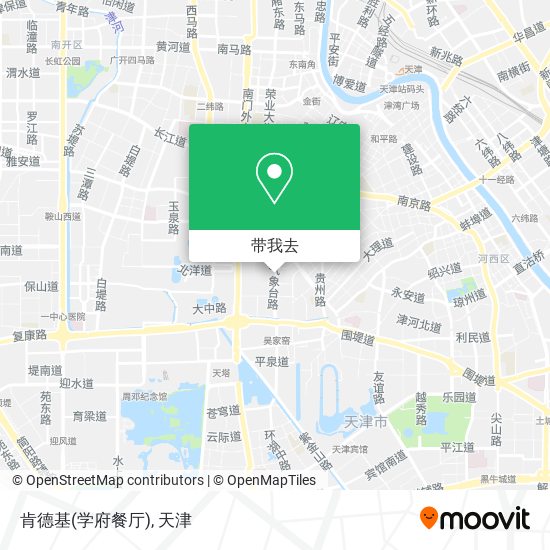 肯德基(学府餐厅)地图