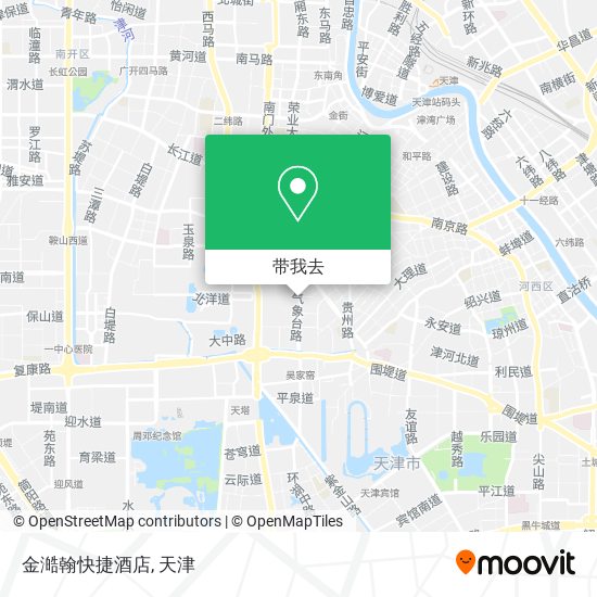 金澔翰快捷酒店地图