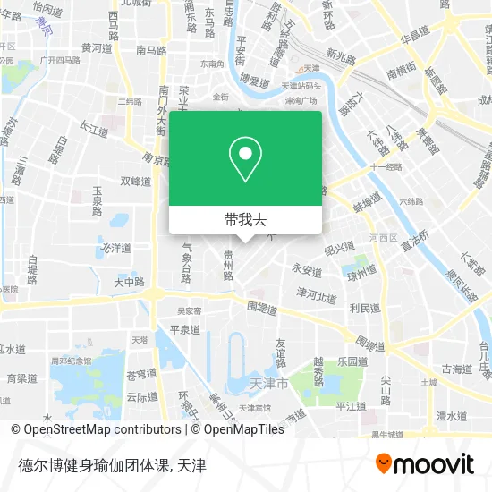 德尔博健身瑜伽团体课地图