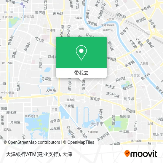 天津银行ATM(建业支行)地图