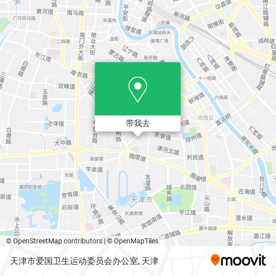 天津市爱国卫生运动委员会办公室地图