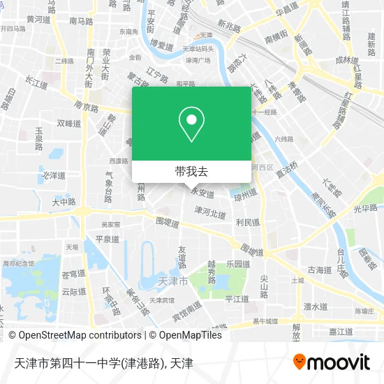 天津市第四十一中学(津港路)地图