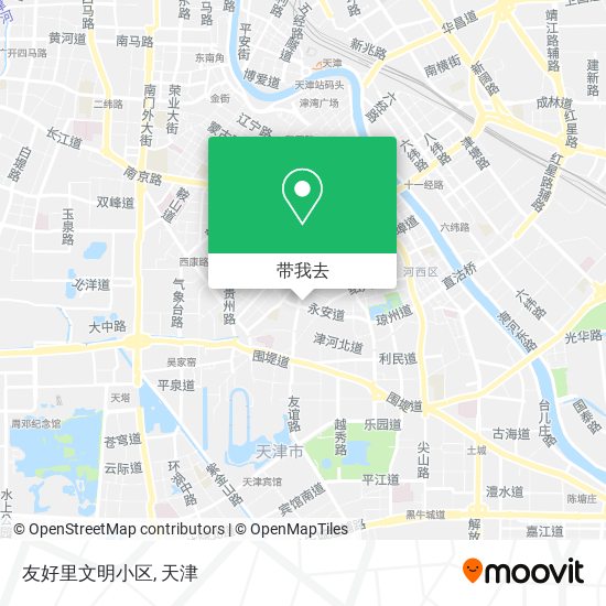 友好里文明小区地图