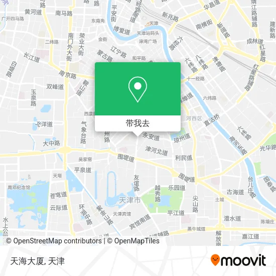 天海大厦地图