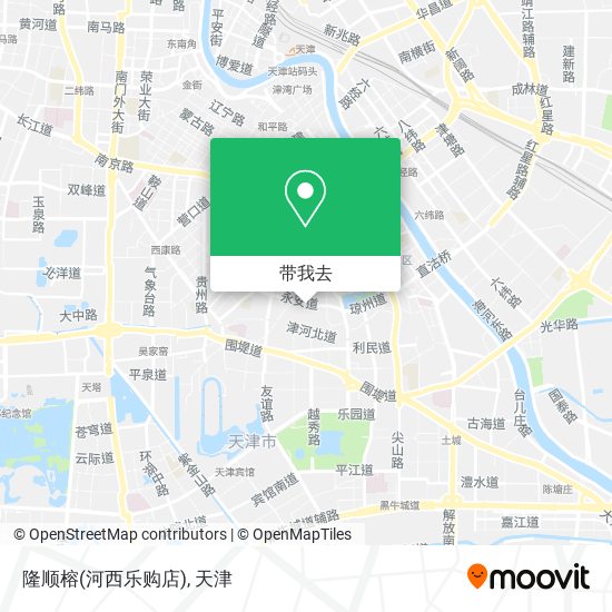 隆顺榕(河西乐购店)地图