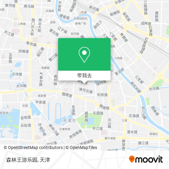 森林王游乐园地图