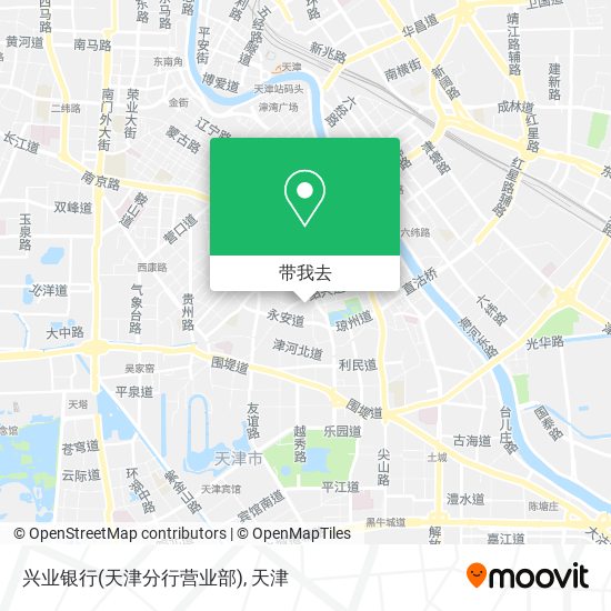 兴业银行(天津分行营业部)地图