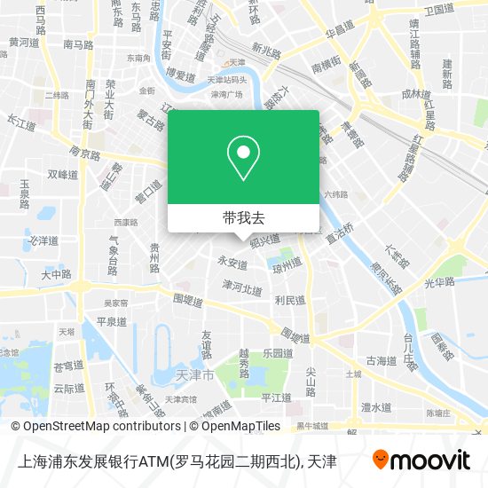 上海浦东发展银行ATM(罗马花园二期西北)地图