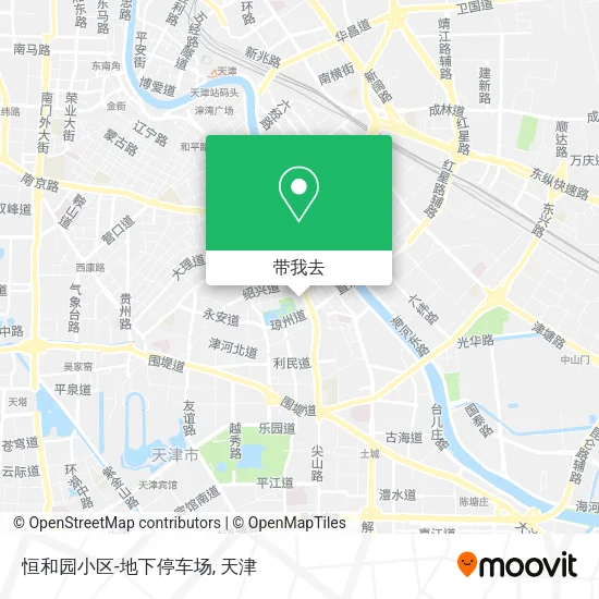 恒和园小区-地下停车场地图