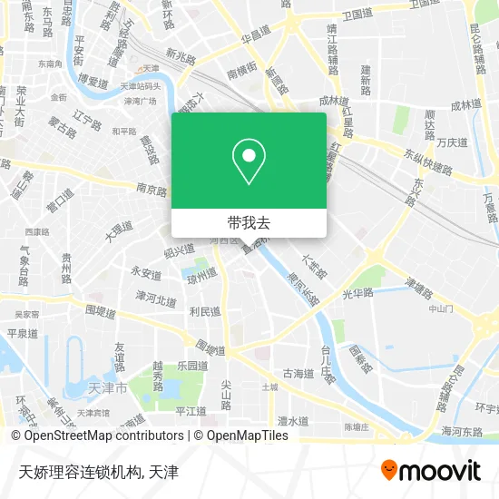 天娇理容连锁机构地图
