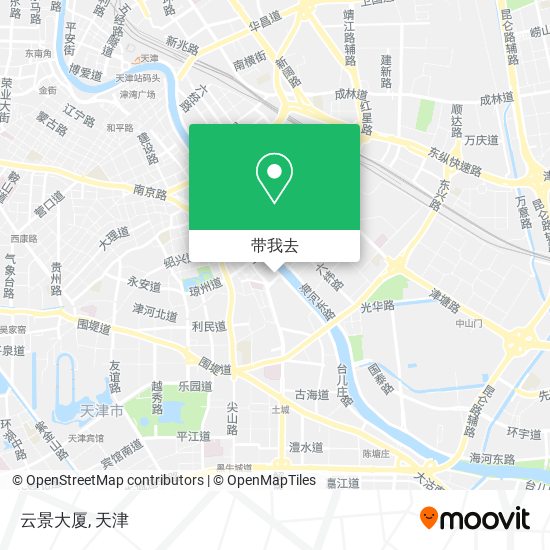 云景大厦地图