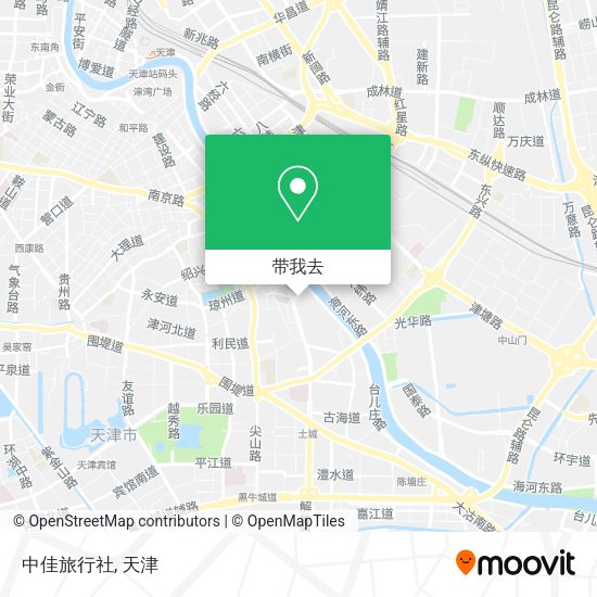 中佳旅行社地图