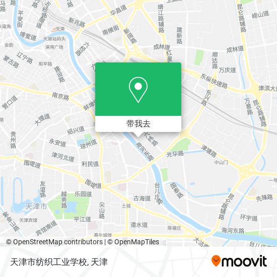 天津市纺织工业学校地图