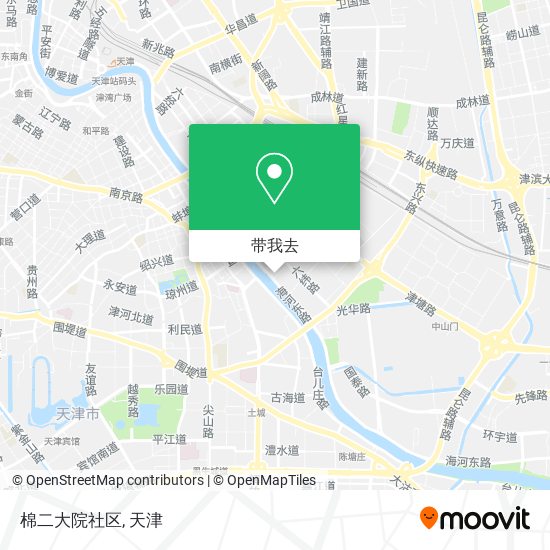 棉二大院社区地图